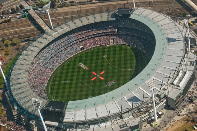 The Melbourne Cricket Ground is strongly associated with the history and development of cricket and Australian rules football, Australia's two most popular spectator sports.