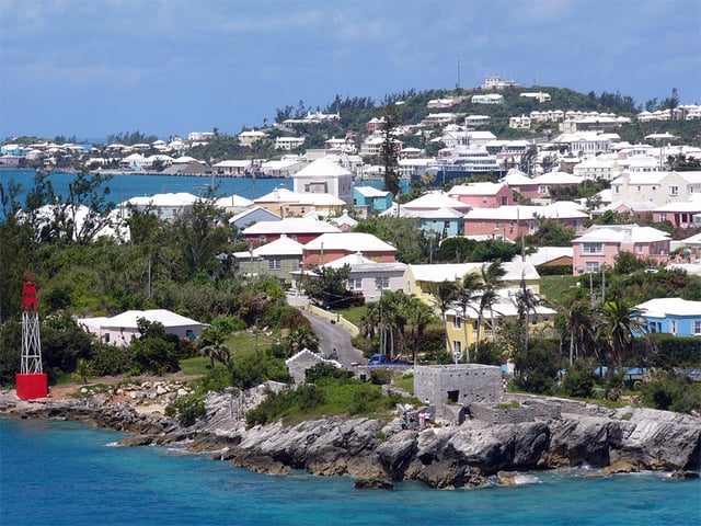 Residential scene in Bermuda