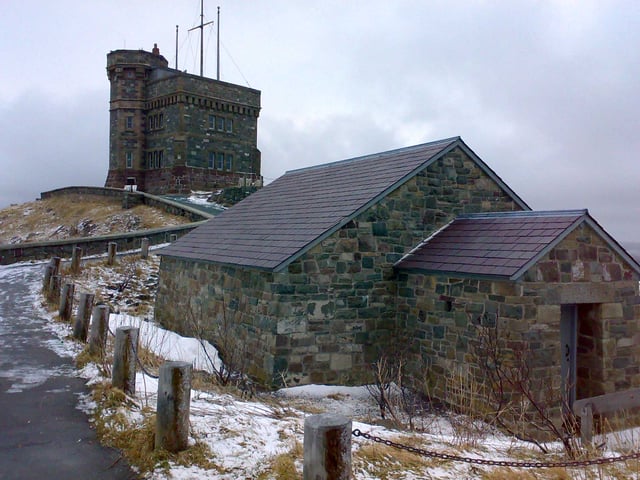 Cabot Tower located in St John's