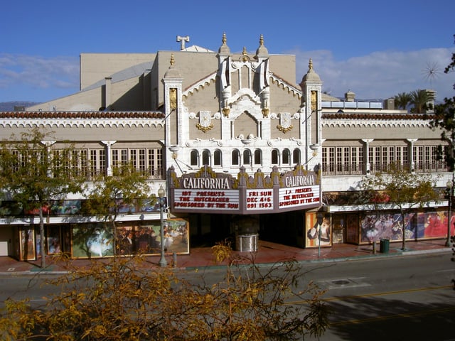 California Theatre in downtown San Bernardino.