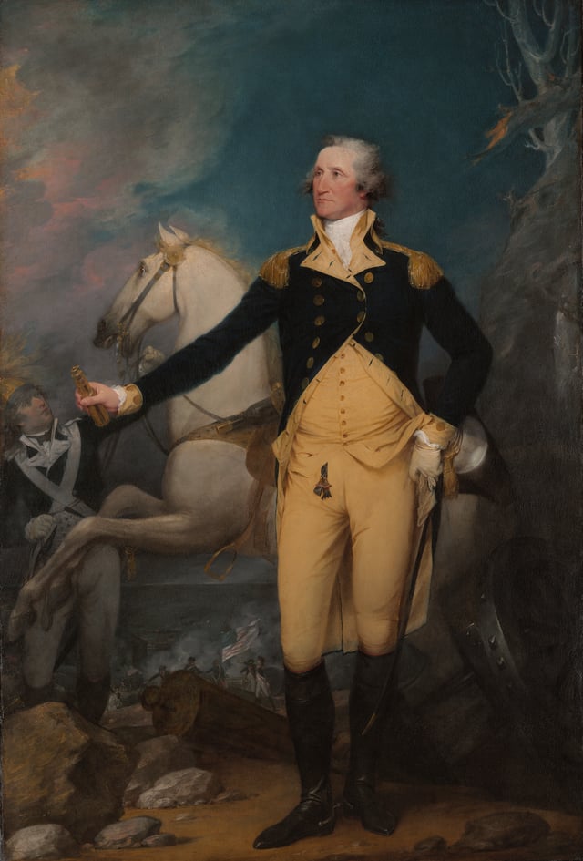 General George Washington at Trenton  by John Trumbull, Yale University Art Gallery (1792)
