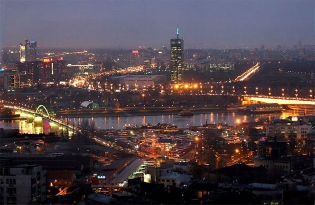 New Belgrade, the city's main financial district