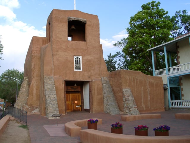San Miguel Chapel, built in 1610 in Santa Fe, is the oldest church structure in the U.S.