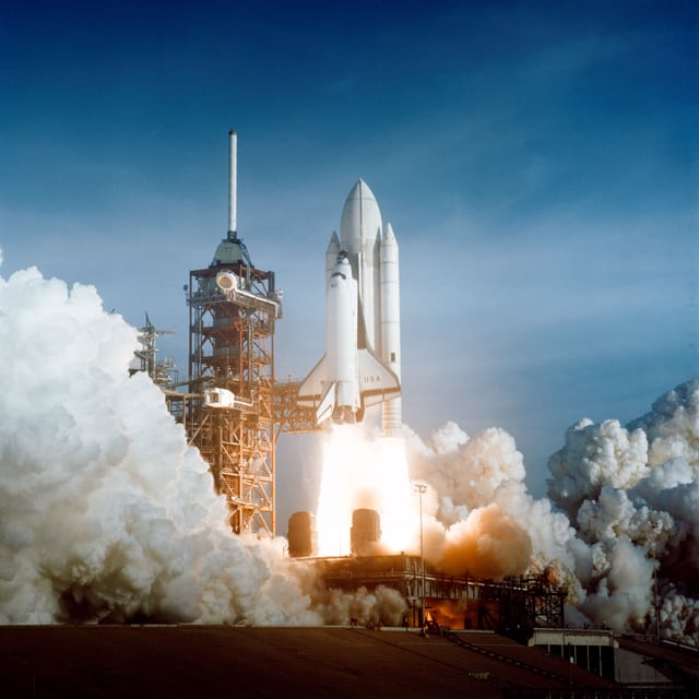 Launch of Space Shuttle Columbia from the Kennedy Space Center