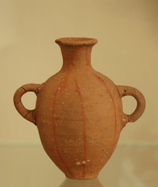 Terracotta jug from Byblos (now in the Louvre), Late Bronze Age (1600–1200 BC)