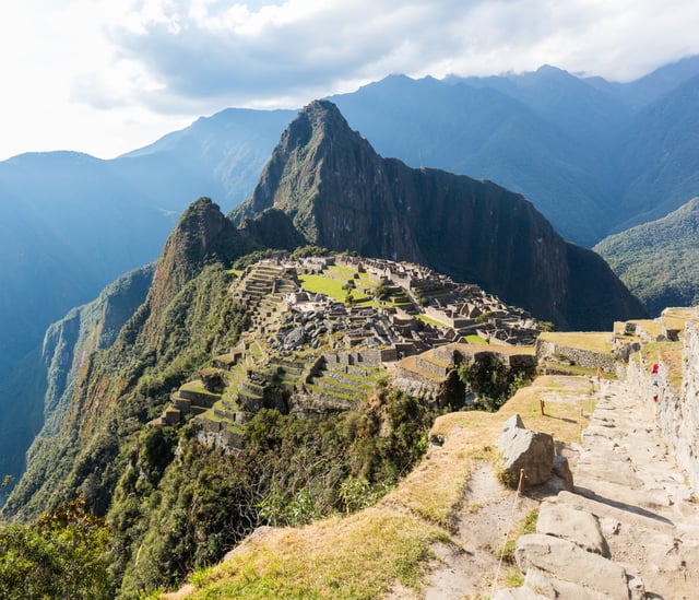 The Inca estate of Machu Picchu, Peru is one of the New Seven Wonders of the World.