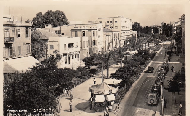 Rothschild Boulevard, circa 1930