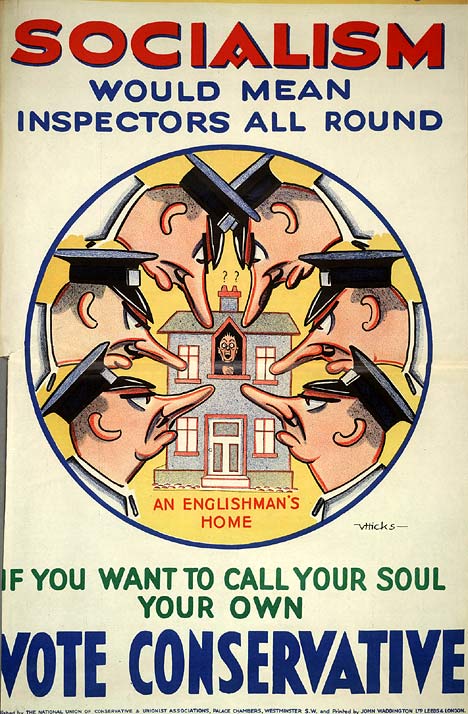 1929 Conservative poster attacking the Labour Party