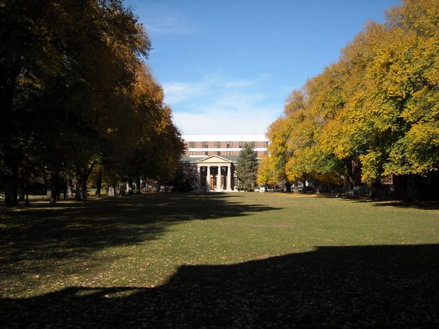 View of the Quad, looking north