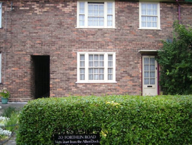 The home at 20 Forthlin Road in Allerton, into which the McCartney family moved in 1955