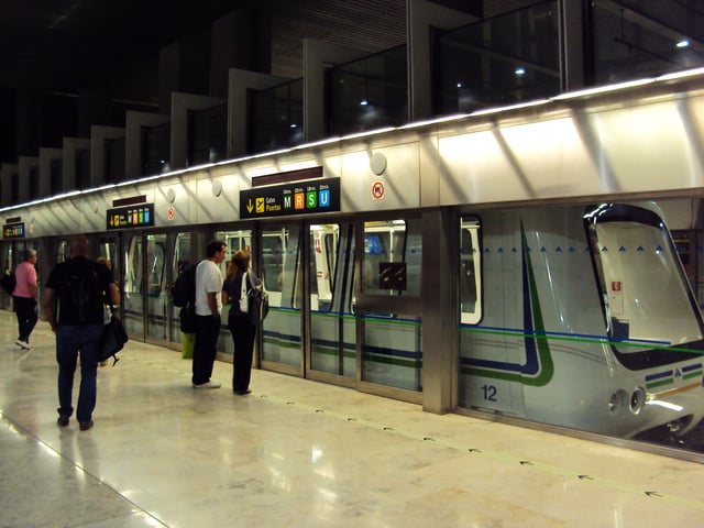 Automated People Mover that links Terminal 4 and the Terminal 4 Satellite