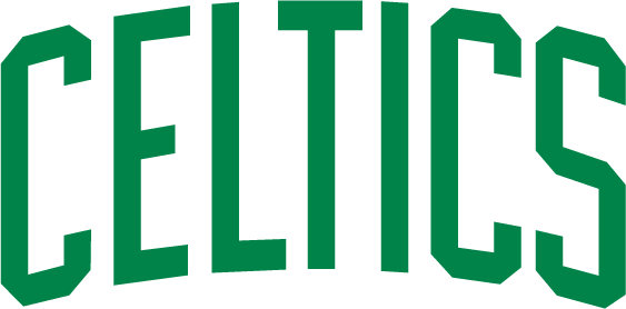 The Celtics' wordmark, used since the 1969–70 season