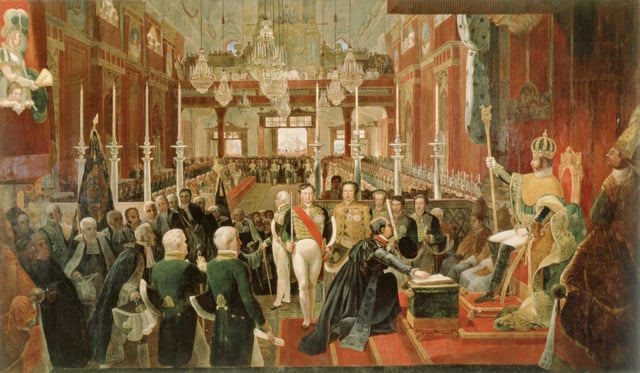 Coronation of Pedro I as 1st Emperor of Brazil