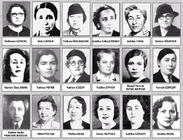 Eighteen female MPs joined the Turkish Parliament with the 1935 general elections.