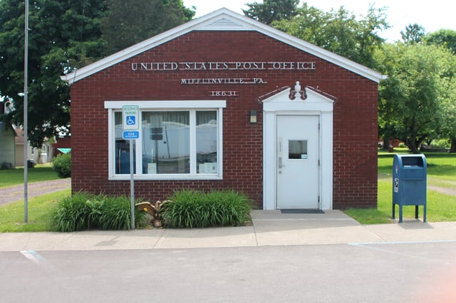 The post office of Mifflinville