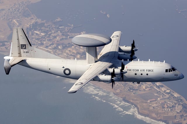 PAF ZDK-03 AEW&C inflight