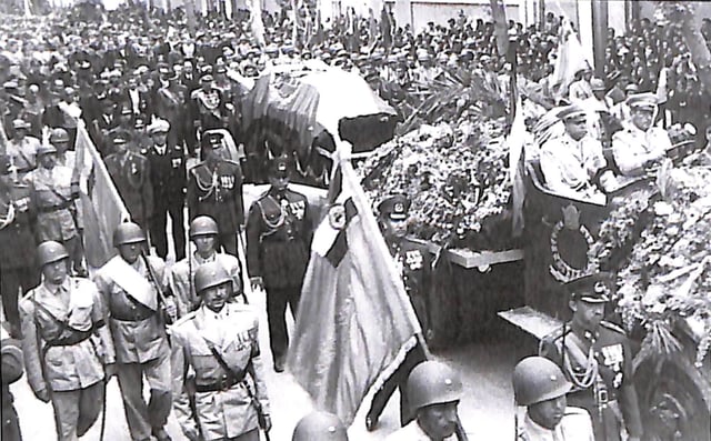 Reza Shah's funeral in Tehran