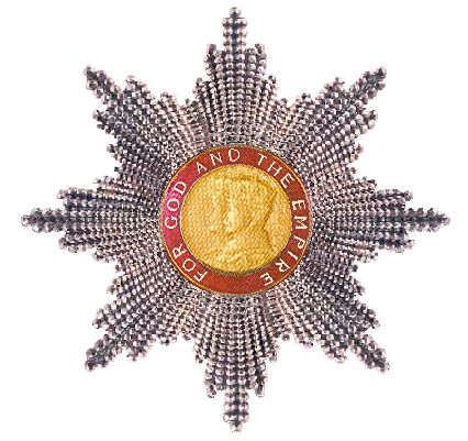 Grand Cross star of the Order of the British Empire