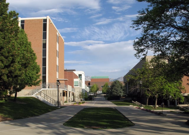 A view of lower campus