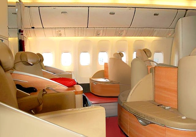 La Première seats on a Boeing 777