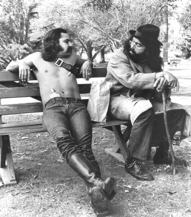 Richard "Cheech" Marin and Tommy Chong in 1972.