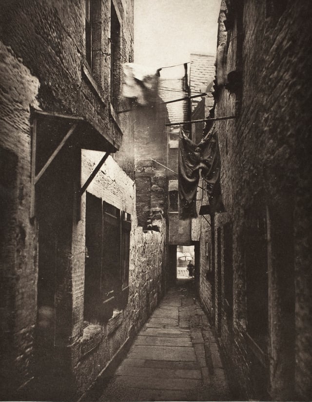 Glasgow slum in 1871