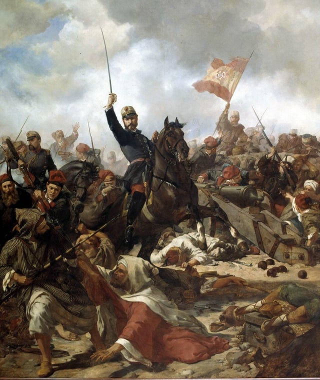 The Earl of Reus at the Battle of Tétouan