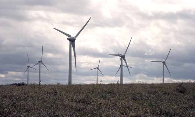 A wind farm in County Wexford