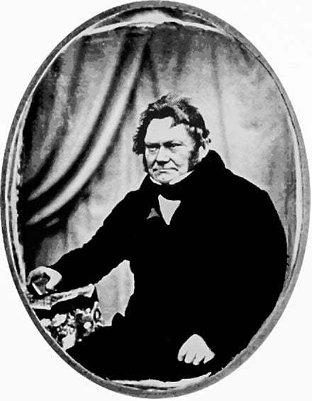 Daguerreotype of Berzelius.
