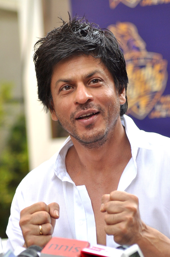 Shah Rukh Khan, one of the "Three Khans", in 2012.