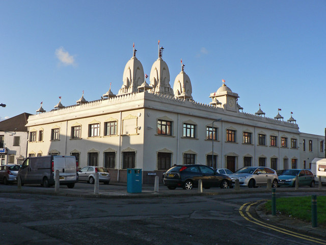 Shri Swaminarayan Mandir in Riverside was the first Hindu temple in Wales. It is also the largest in Wales.