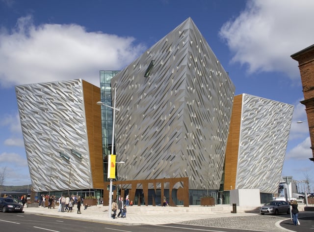 Titanic Belfast, devoted to the Belfast-built RMS Titanic, opened in 2012