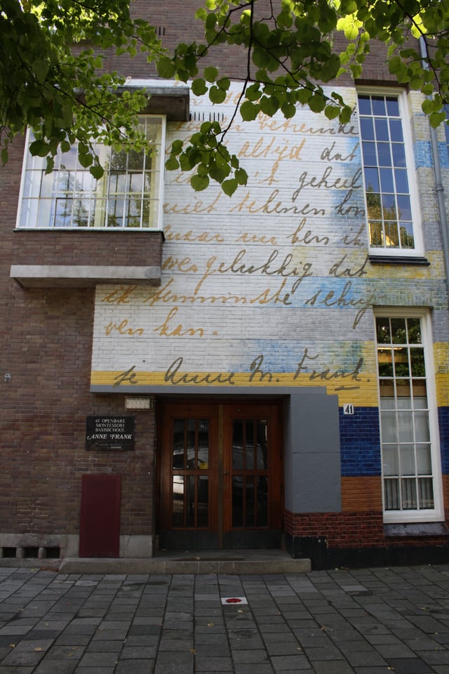 The Anne Frank School in Amsterdam