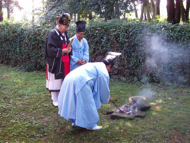 Korean Confucian rite in Jeju