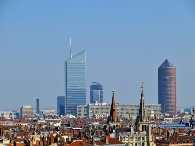 La Part-Dieu, the city's central business district