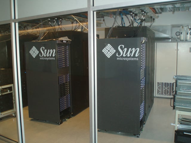 Sun server racks at Seneca College (York Campus)