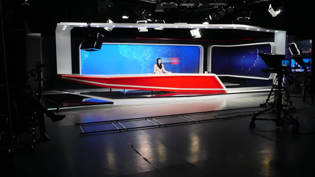 Studio of TOLOnews in Kabul