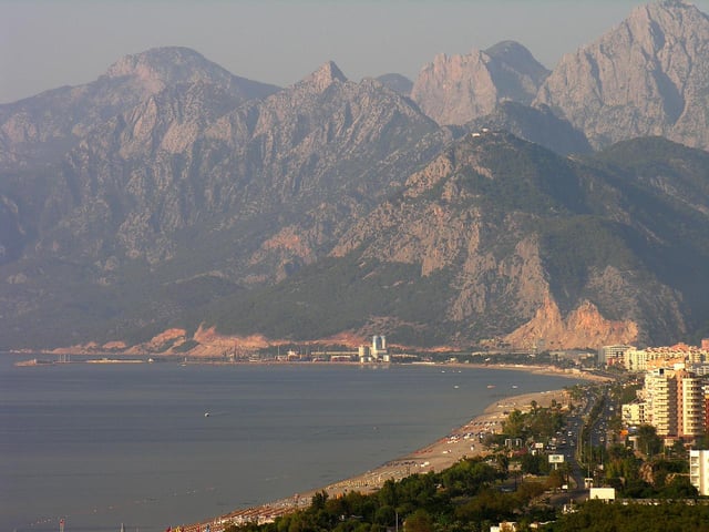 Antalya on the Turkish Riviera (Turquoise Coast) received more than 11 million international tourist arrivals in 2014.