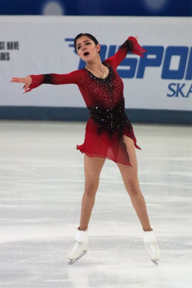 Medvedeva at the 2019 Russian Figure Skating Championships