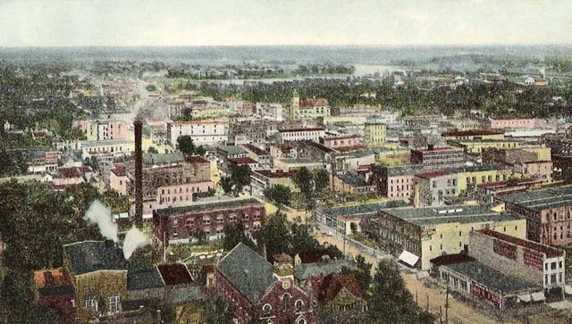 Bird's-eye view in 1909