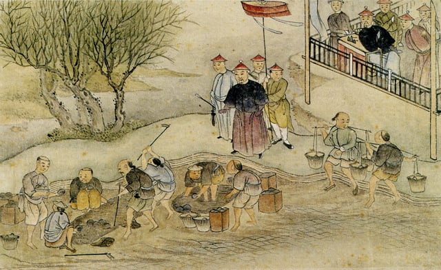Destruction of opium at Humen, June 1839