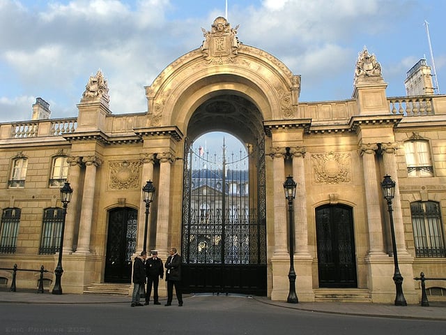 The Élysée Palace, residence of the French President