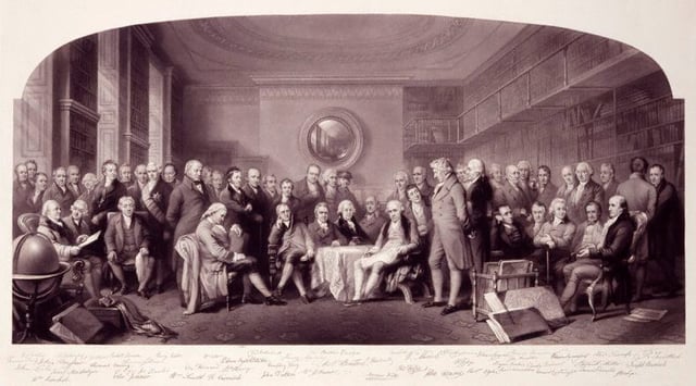 Distinguished Men of Science. Use your cursor to see who is who.