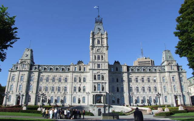 The Parliament Building in Quebec City