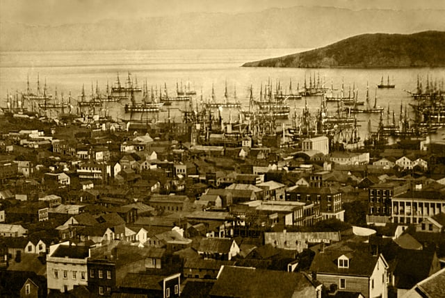 Port of San Francisco in 1851