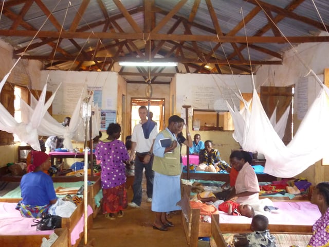 Malaria clinic in Tanzania