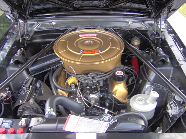 A 289 Ford Small Block V8 in a 1965 Ford Mustang