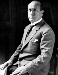 Mussolini in his early years in power