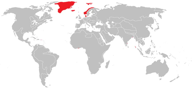 Denmark–Norway and its possessions c. 1800