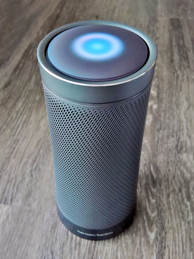 The Harman Kardon Invoke speaker, powered by Cortana